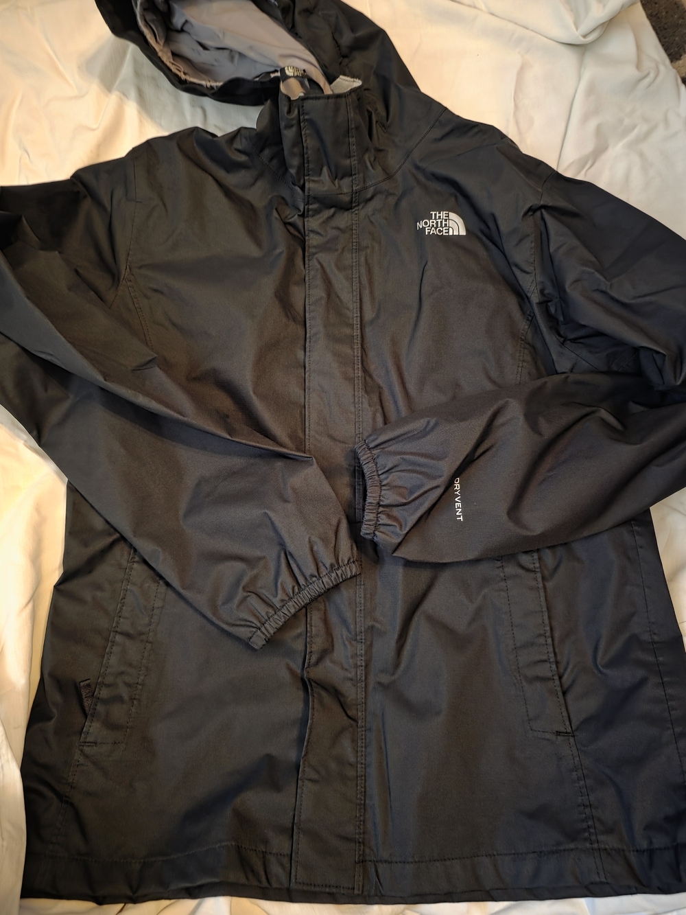 The North Face Men’s Black Waterproof Hooded Jacket